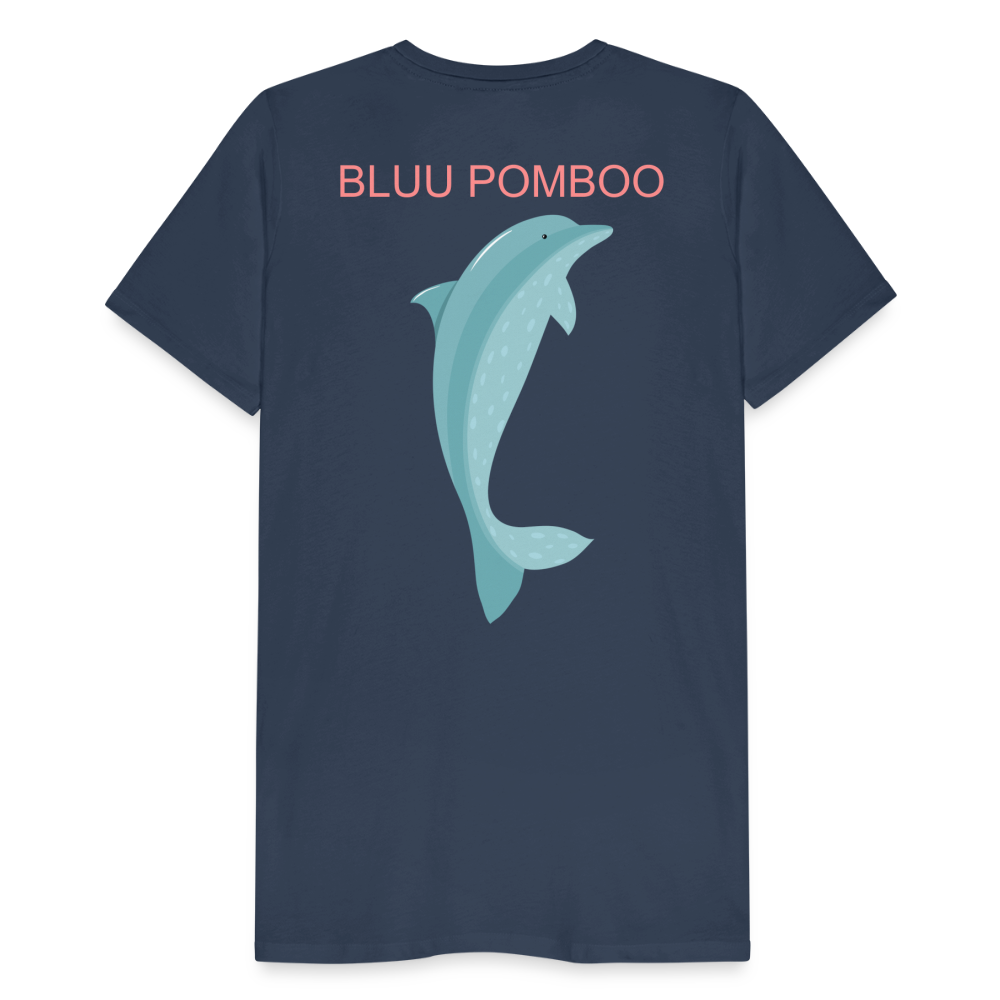 BLUU POMBOO Männer Premium T-Shirt - Navy