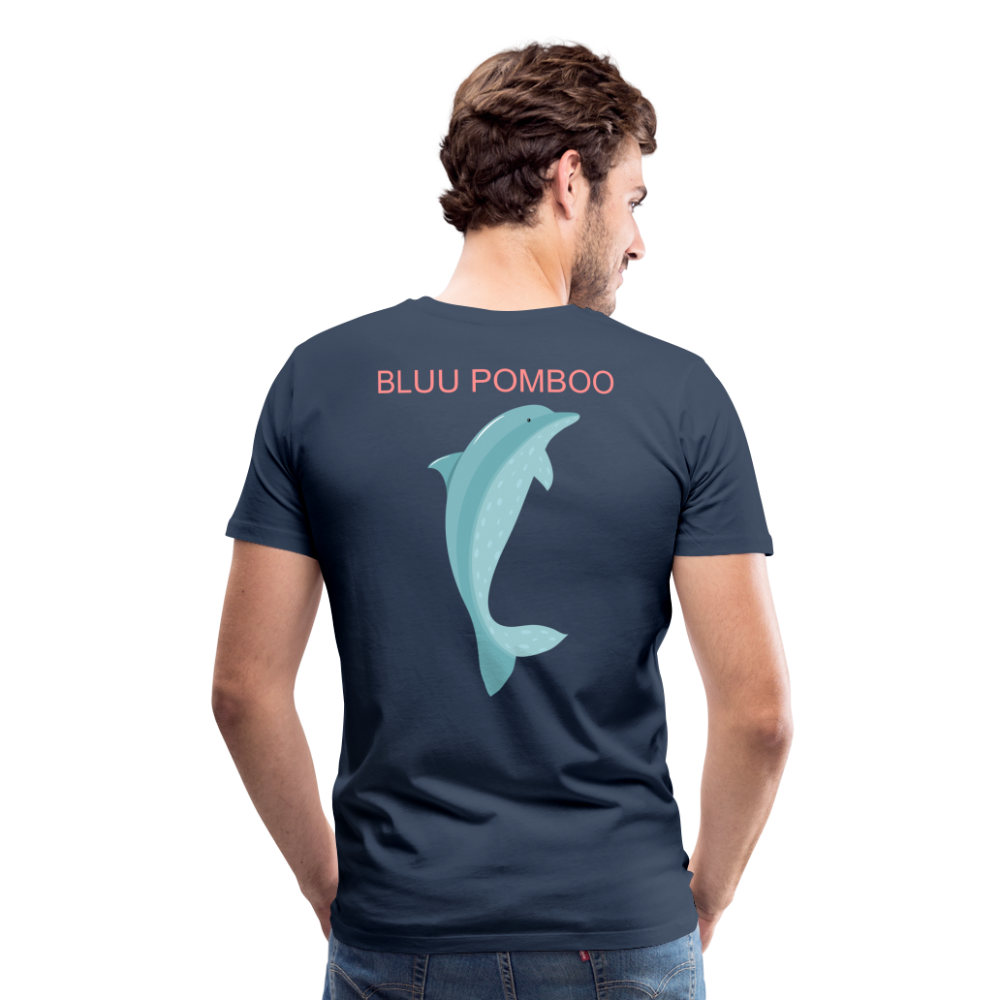 BLUU POMBOO Männer Premium T-Shirt - Navy