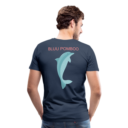 BLUU POMBOO Männer Premium T-Shirt - Navy