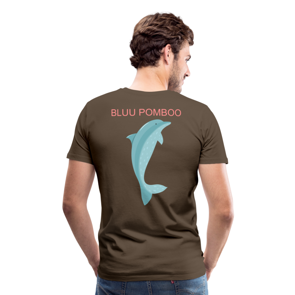 BLUU POMBOO Männer Premium T-Shirt - Edelbraun