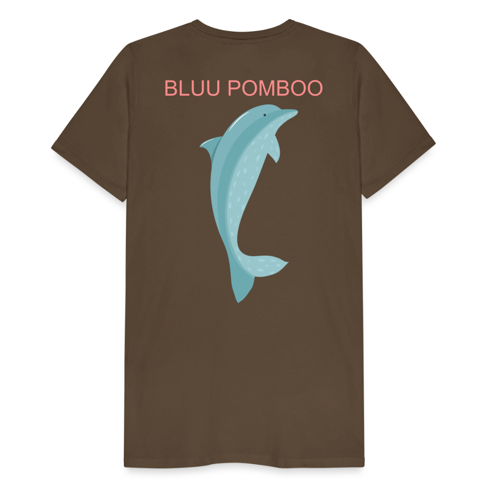 BLUU POMBOO Männer Premium T-Shirt - Edelbraun