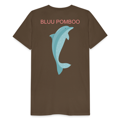 BLUU POMBOO Männer Premium T-Shirt - Edelbraun