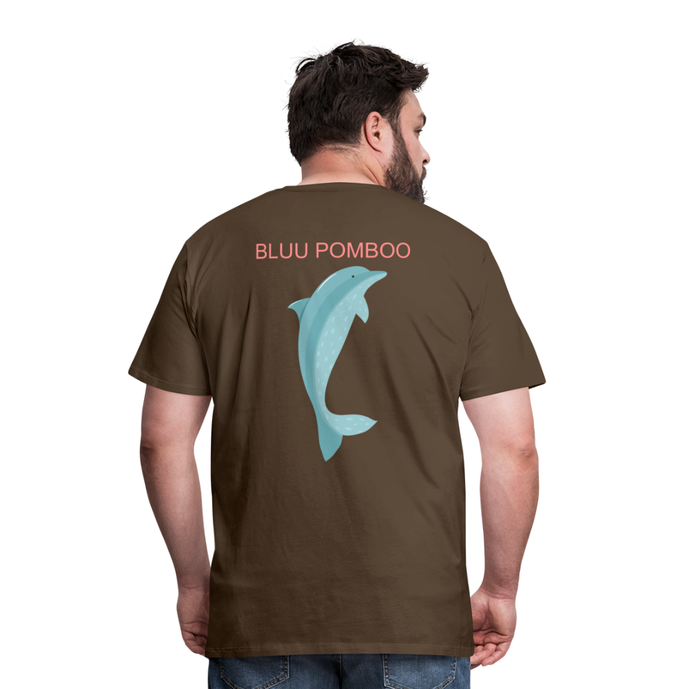 BLUU POMBOO Männer Premium T-Shirt - Edelbraun