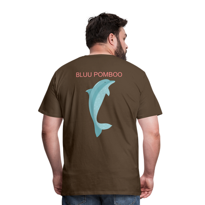 BLUU POMBOO Männer Premium T-Shirt - Edelbraun