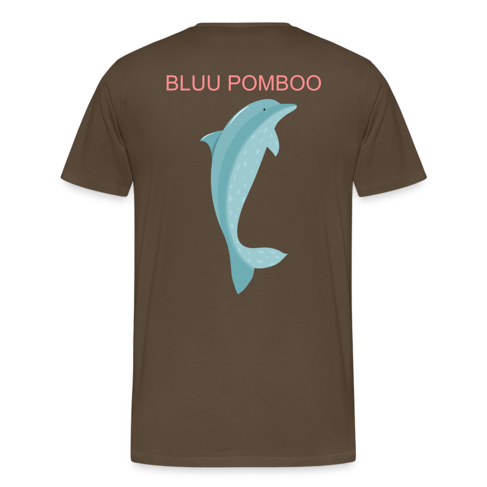 BLUU POMBOO Männer Premium T-Shirt - Edelbraun