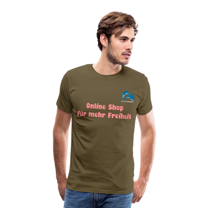 BLUU POMBOO Männer Premium T-Shirt - Khaki