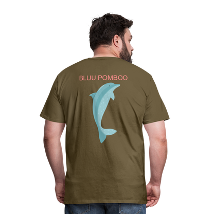 BLUU POMBOO Männer Premium T-Shirt - Khaki