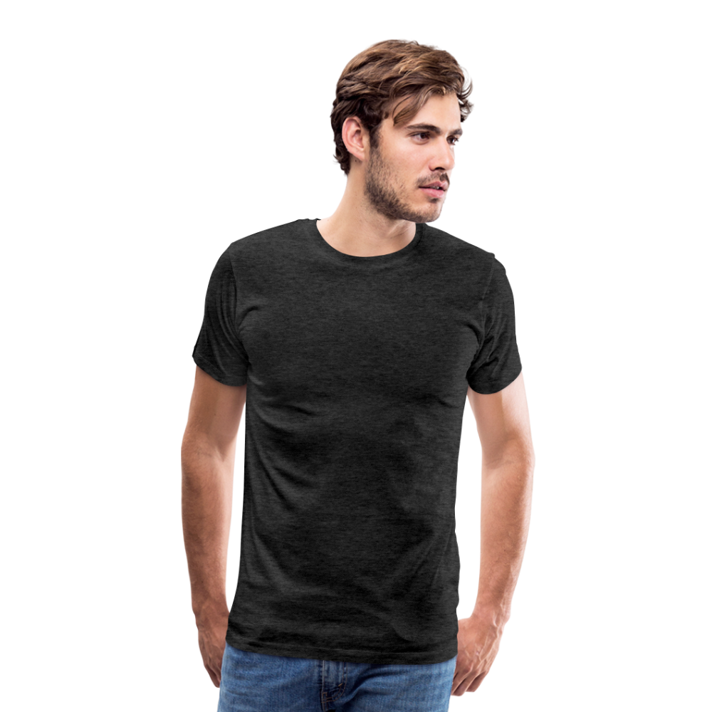 Männer Premium T-Shirt (meliert) - Anthrazit