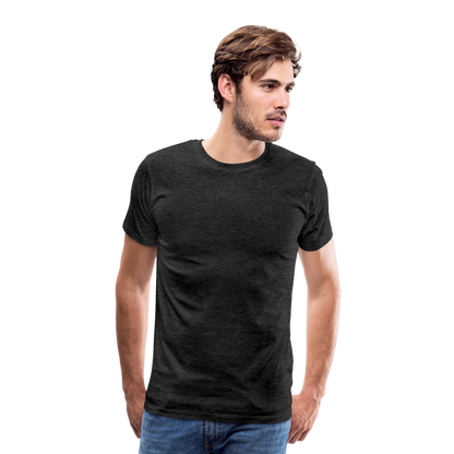 Männer Premium T-Shirt (meliert) - Anthrazit