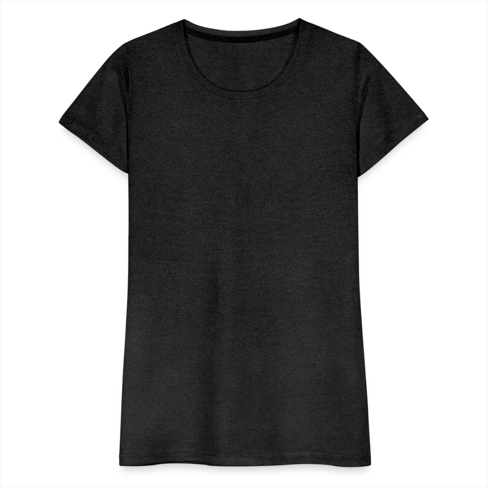 Frauen Premium T-Shirt (meliert) - Anthrazit