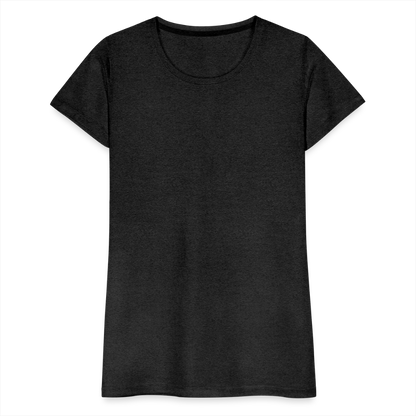 Frauen Premium T-Shirt (meliert) - Anthrazit