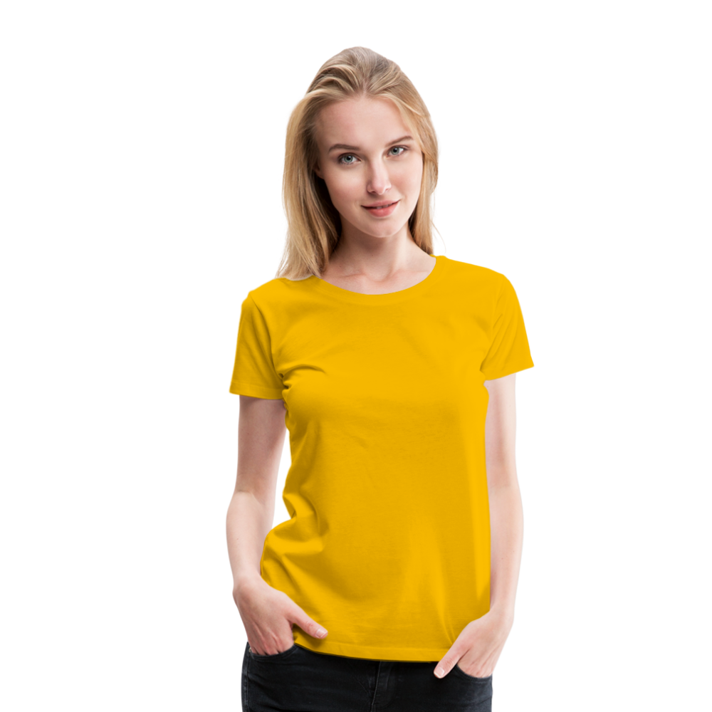 Frauen Premium T-Shirt - Sonnengelb