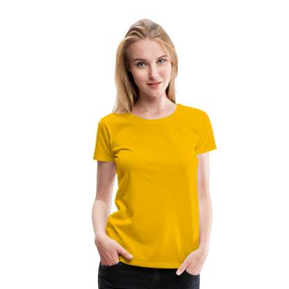 Frauen Premium T-Shirt - Sonnengelb