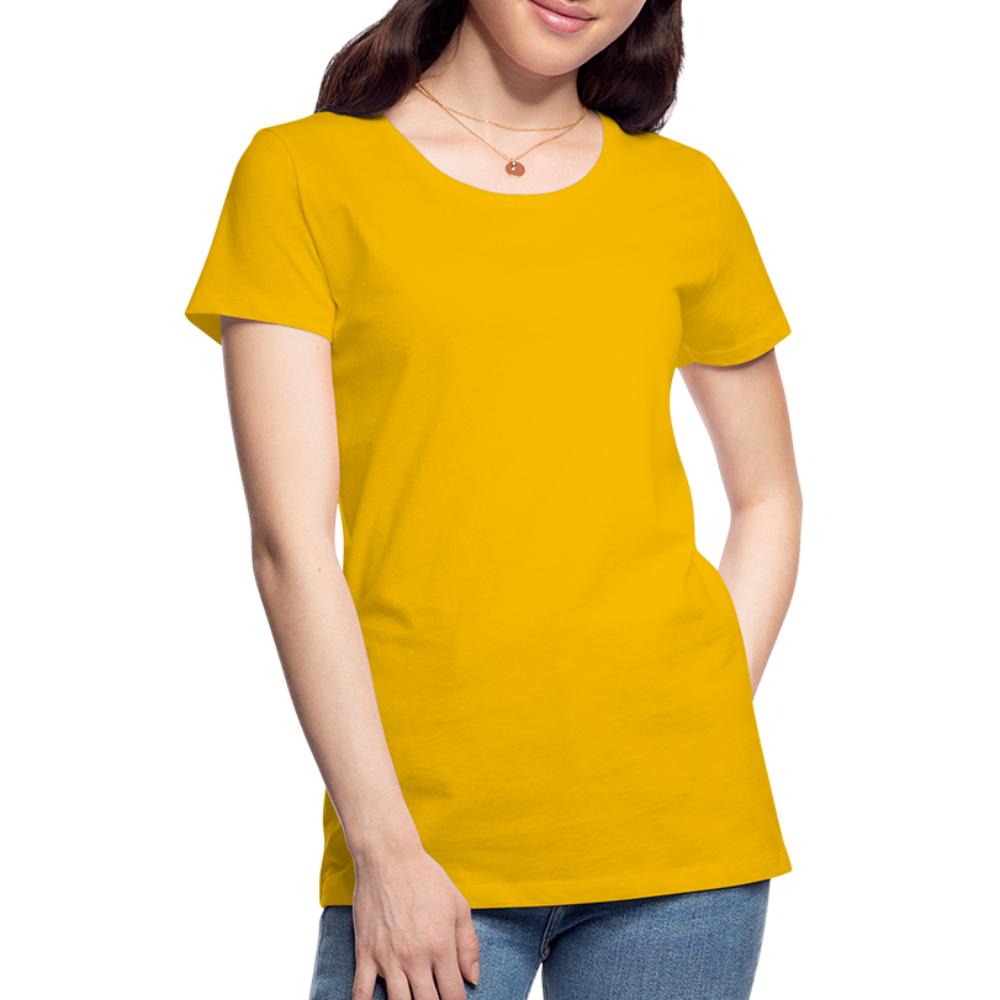 Frauen Premium T-Shirt - Sonnengelb