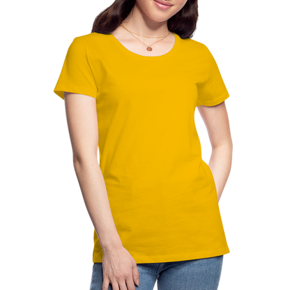 Frauen Premium T-Shirt - Sonnengelb