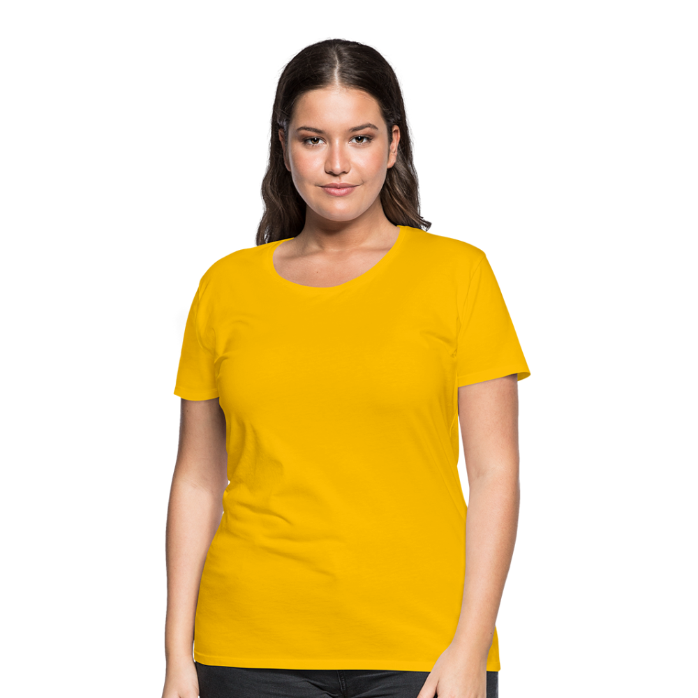 Frauen Premium T-Shirt - Sonnengelb