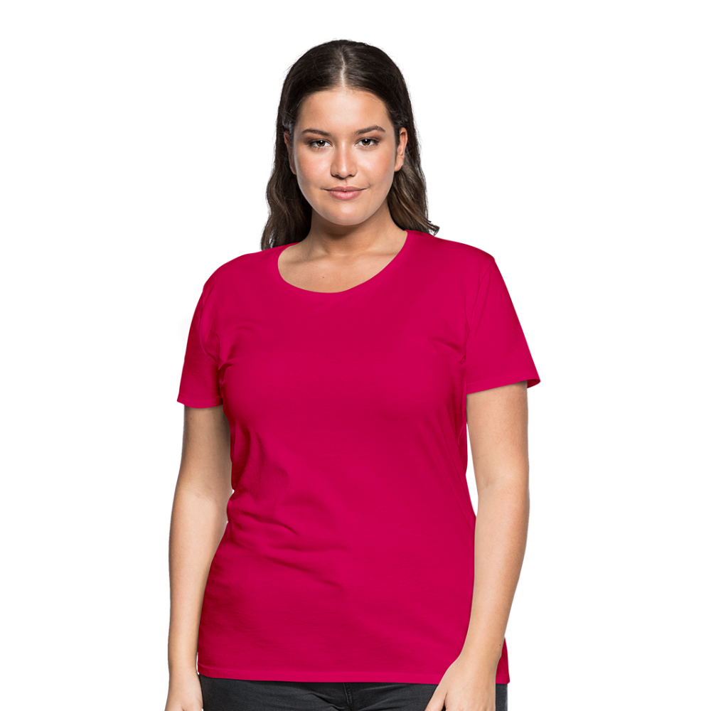 Frauen Premium T-Shirt - dunkles Pink