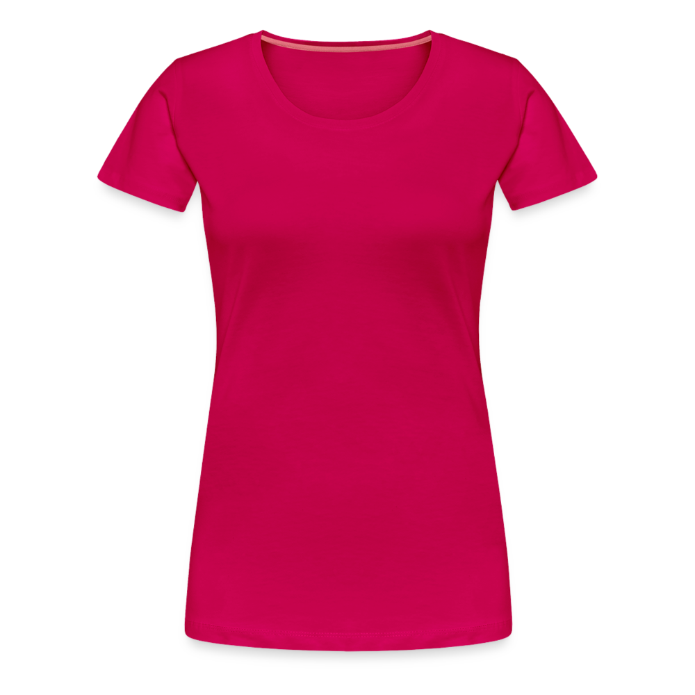 Frauen Premium T-Shirt - dunkles Pink