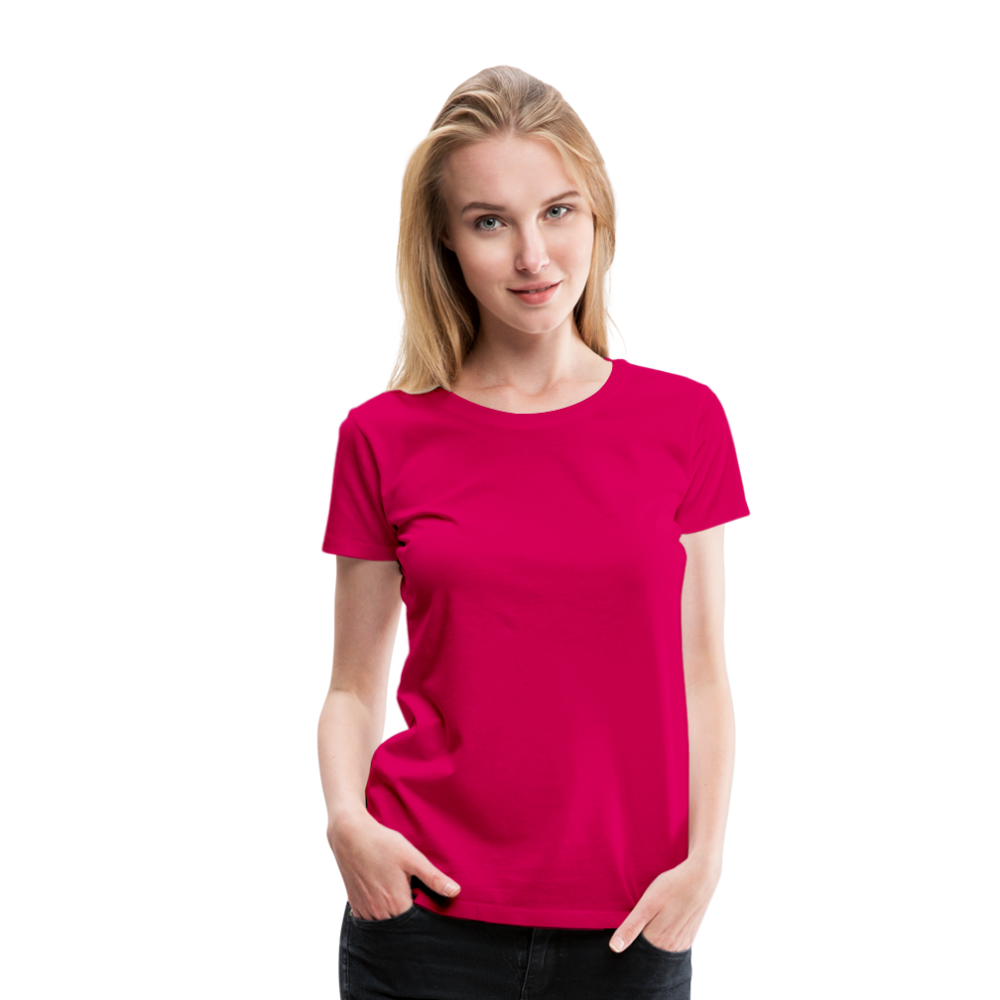 Frauen Premium T-Shirt - dunkles Pink