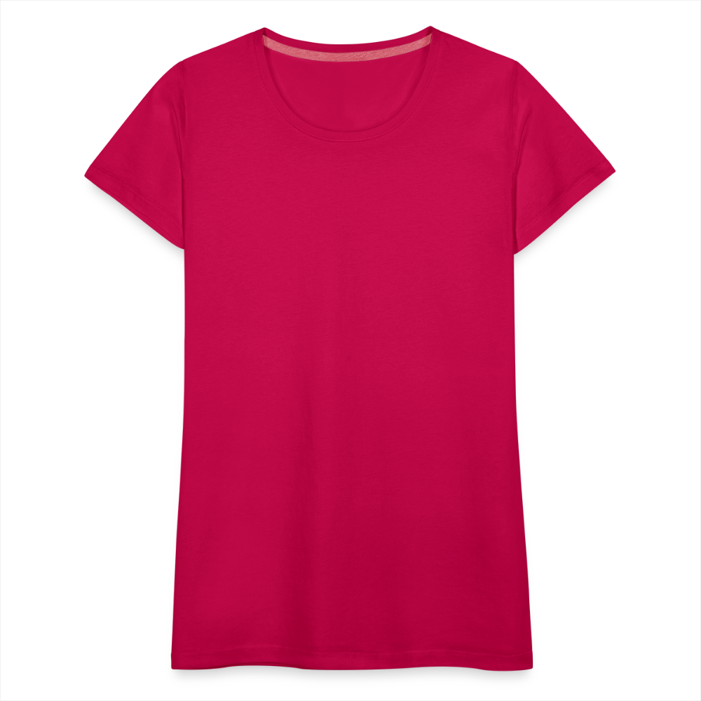 Frauen Premium T-Shirt - dunkles Pink