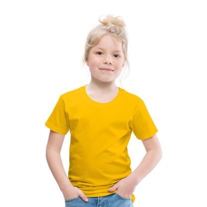 Kinder Premium T-Shirt - Sonnengelb