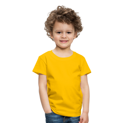 Kinder Premium T-Shirt - Sonnengelb