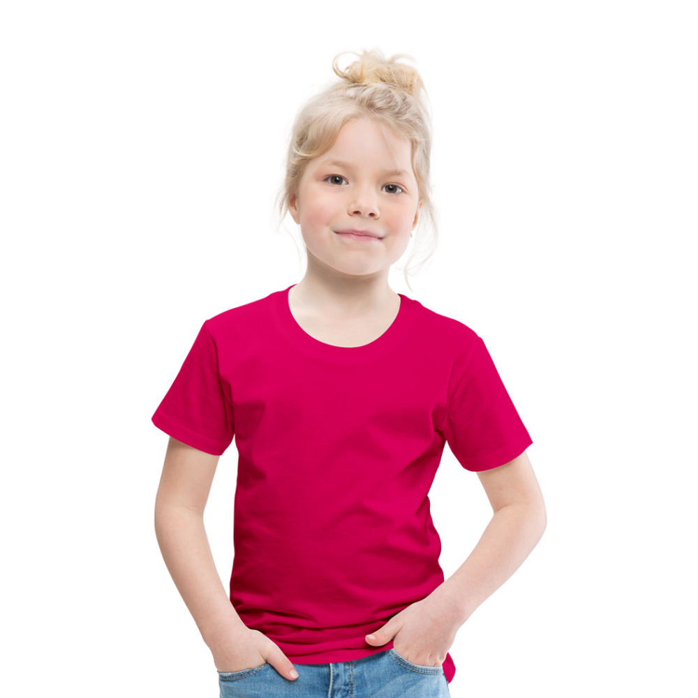 Kinder Premium T-Shirt - dunkles Pink