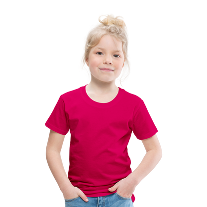 Kinder Premium T-Shirt - dunkles Pink