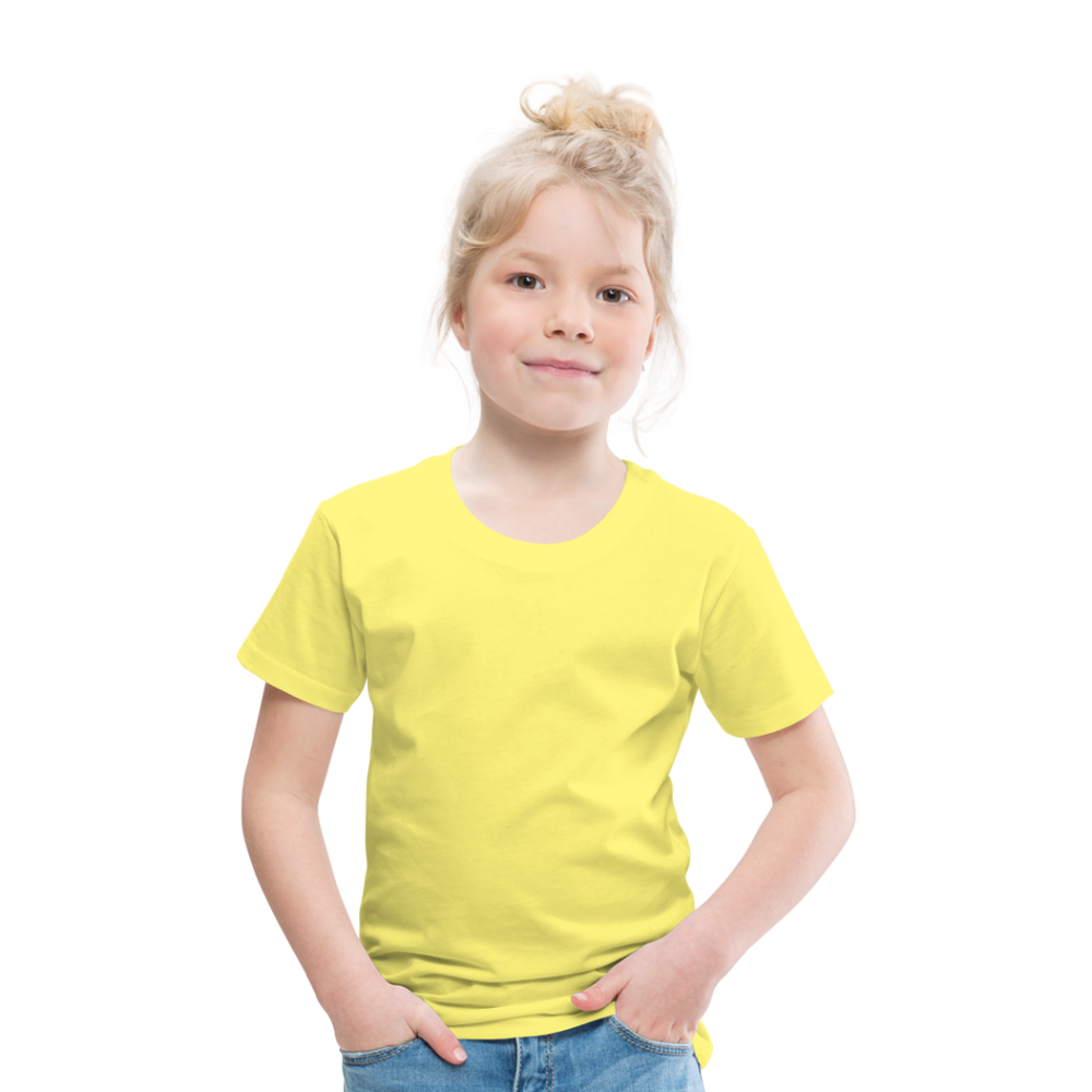 Kinder Premium T-Shirt - Gelb