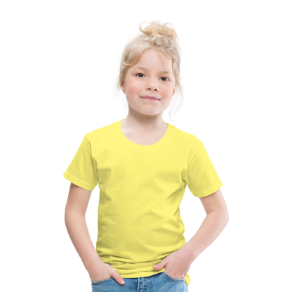 Kinder Premium T-Shirt - Gelb