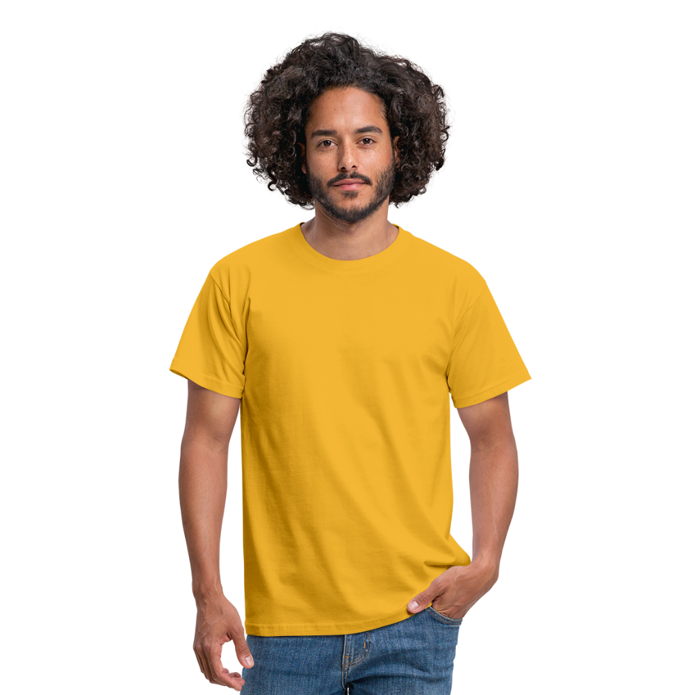 Männer T-Shirt - Gelb