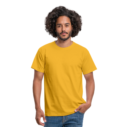 Männer T-Shirt - Gelb