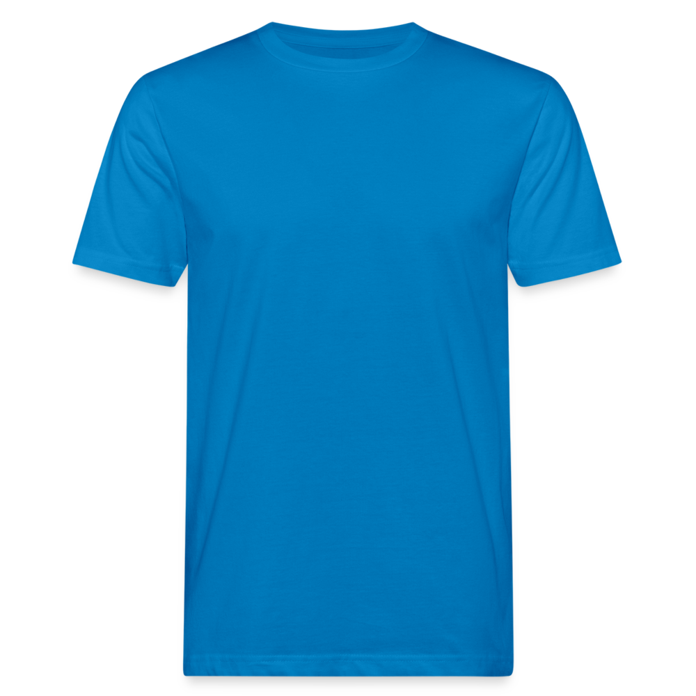 Männer Bio-T-Shirt - Pfauenblau