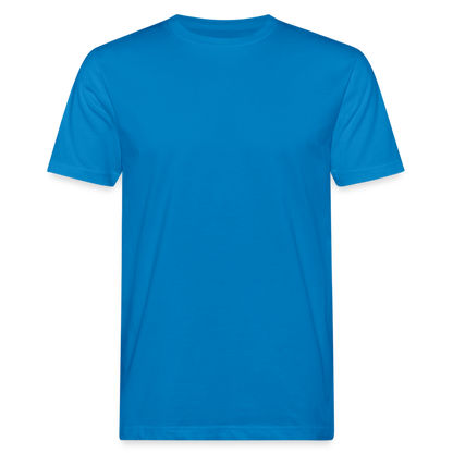 Männer Bio-T-Shirt - Pfauenblau