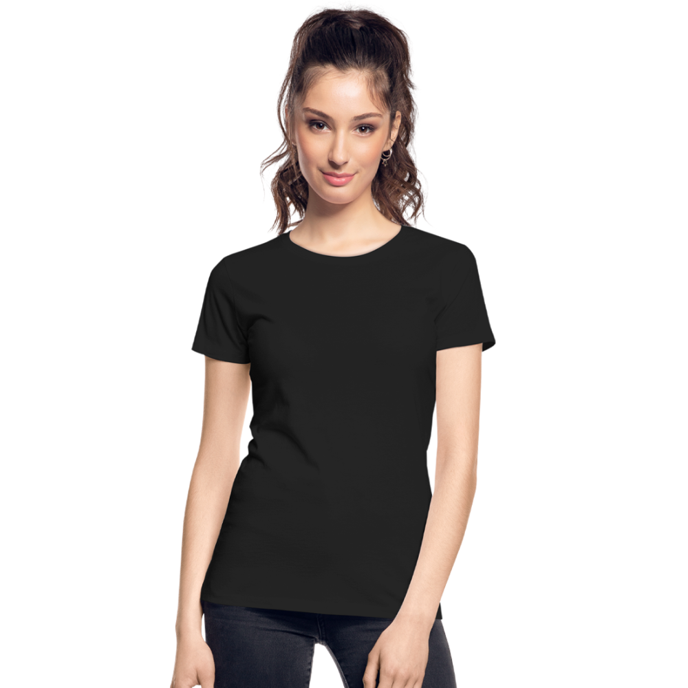 Frauen Premium Bio T-Shirt - Schwarz