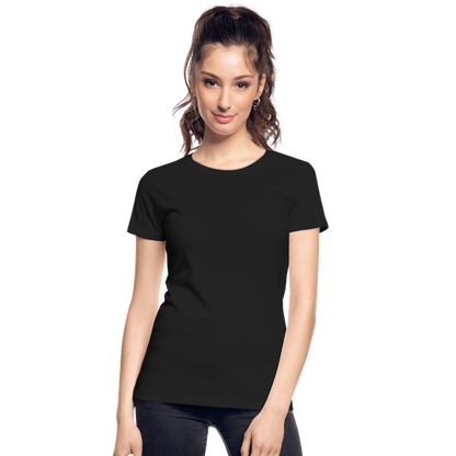 Frauen Premium Bio T-Shirt - Schwarz