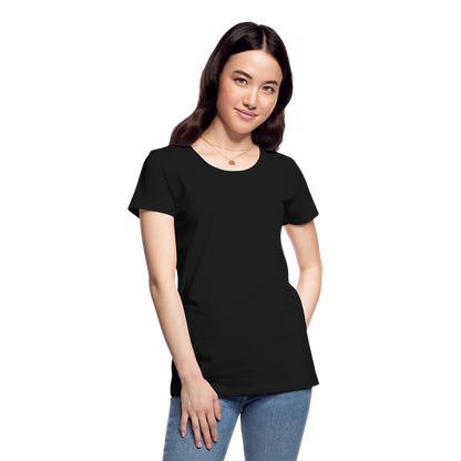 Frauen Premium Bio T-Shirt - Schwarz