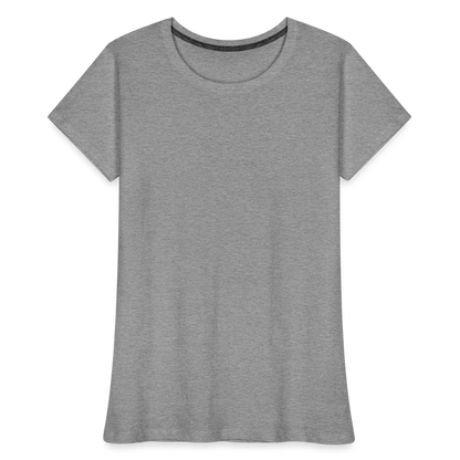 Frauen Premium Bio T-Shirt - Grau meliert