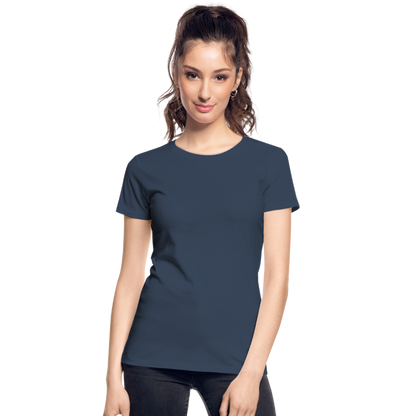 Frauen Premium Bio T-Shirt - Navy