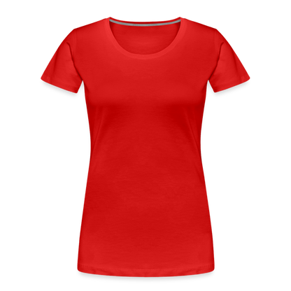 Frauen Premium Bio T-Shirt - Rot