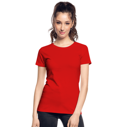 Frauen Premium Bio T-Shirt - Rot