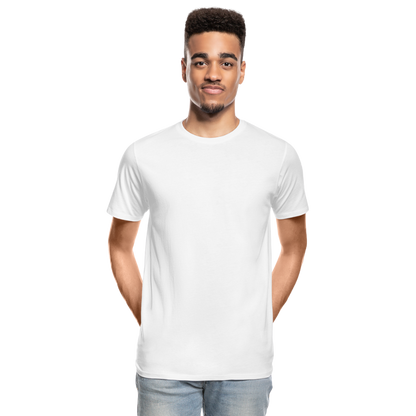 Männer Premium Bio T-Shirt - weiß