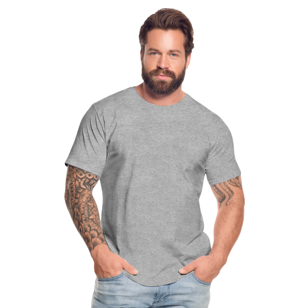 Männer Premium Bio T-Shirt - Grau meliert