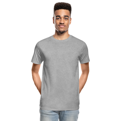 Männer Premium Bio T-Shirt - Grau meliert