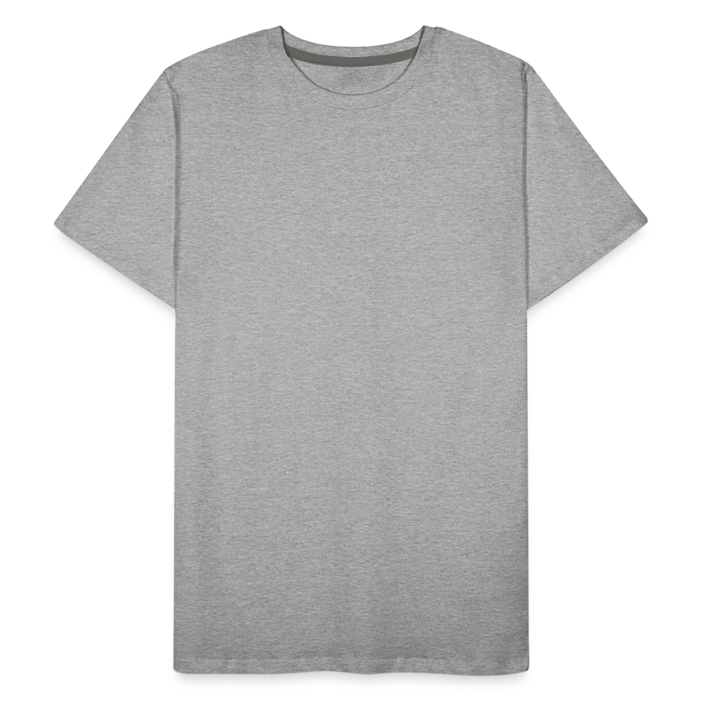 Männer Premium Bio T-Shirt - Grau meliert