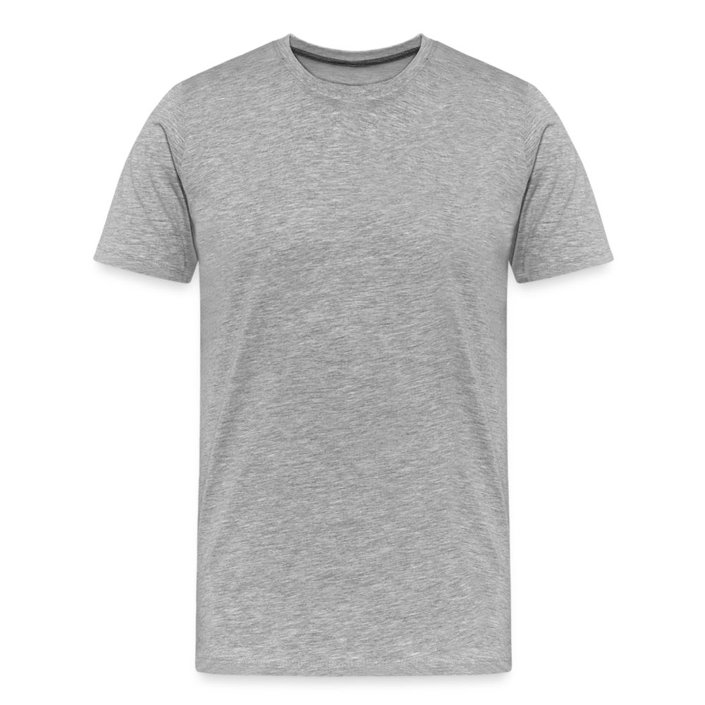 Männer Premium Bio T-Shirt - Grau meliert