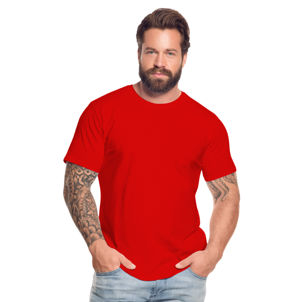 Männer Premium Bio T-Shirt - Rot