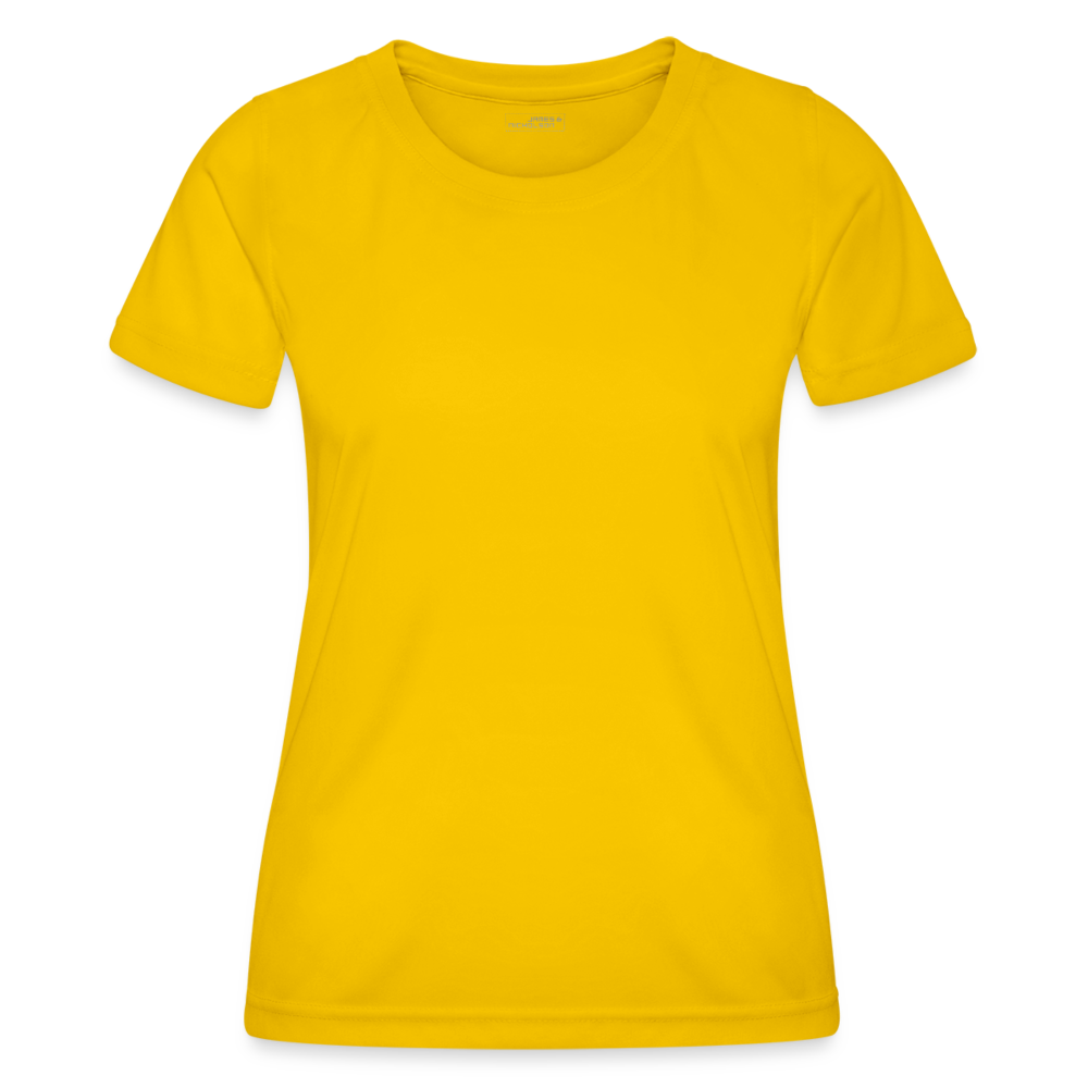 Frauen Funktions-T-Shirt - Eigelb