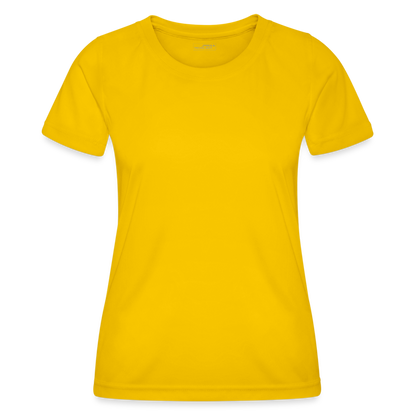 Frauen Funktions-T-Shirt - Eigelb