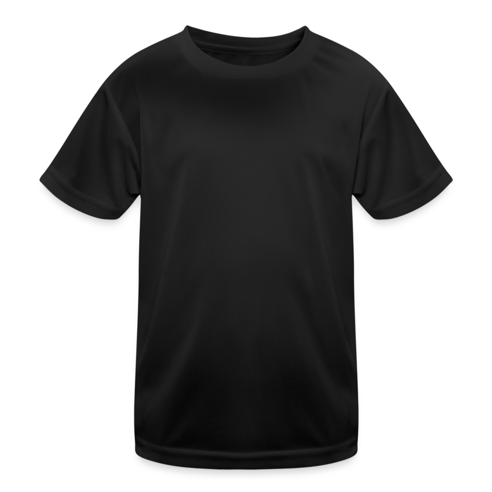 Kinder Funktions-T-Shirt - Schwarz